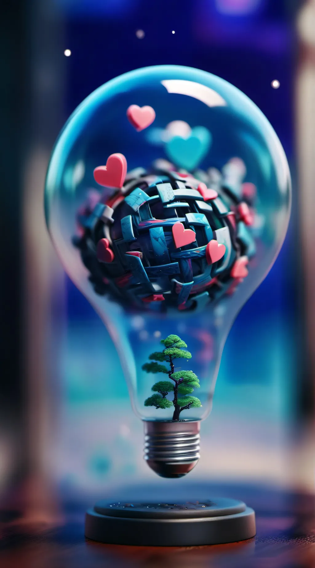 ai character: L.O.V. background