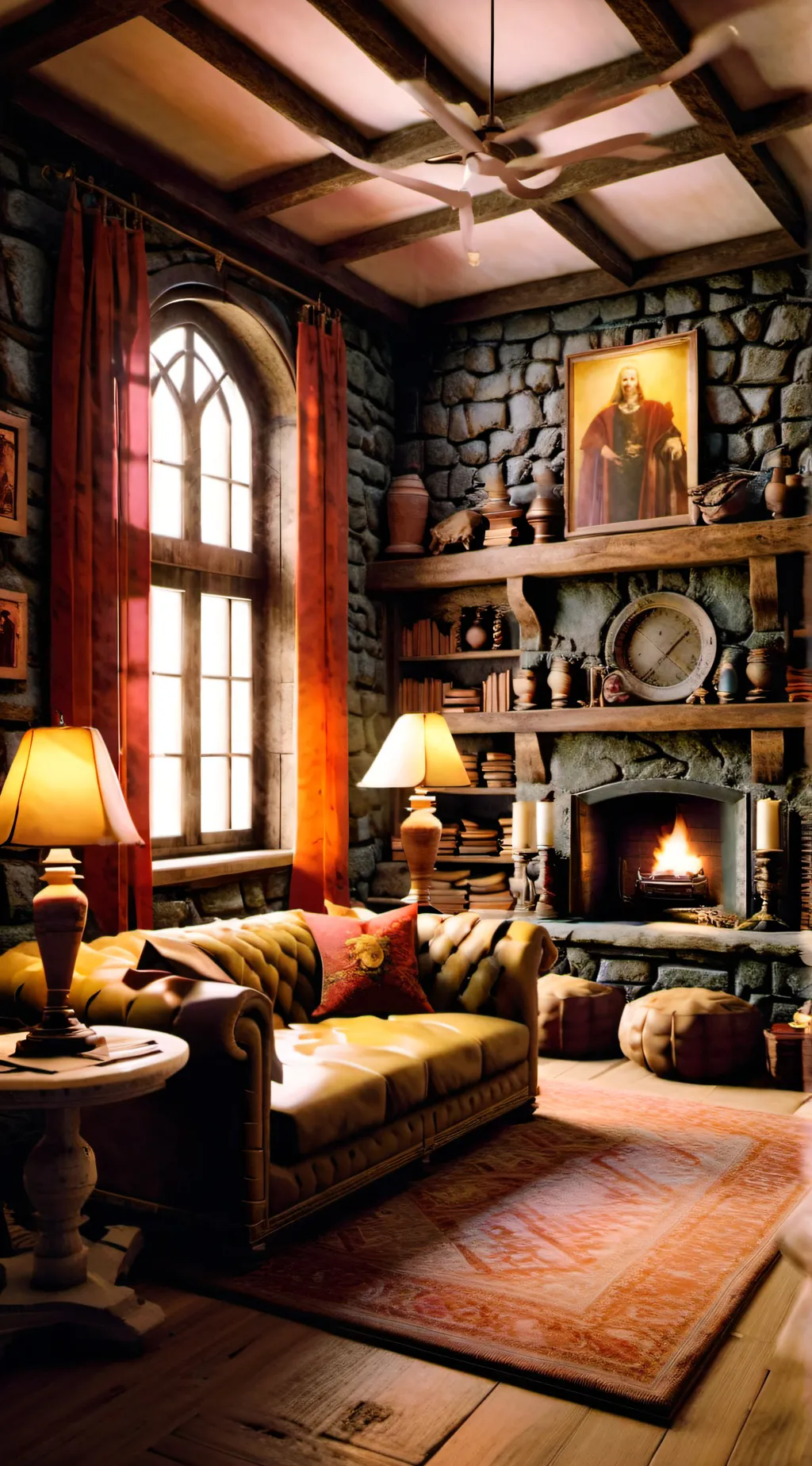 ai character: Harry Potter  background