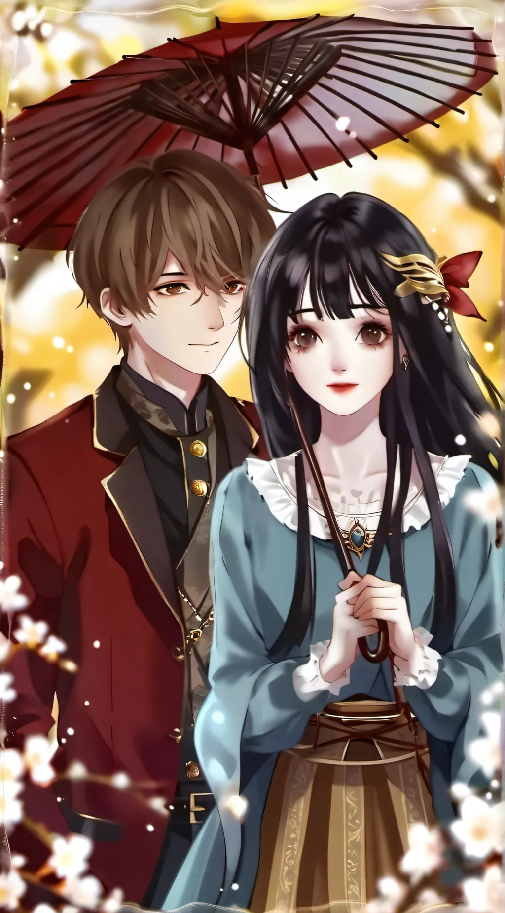 ai character: Lily and Liam background