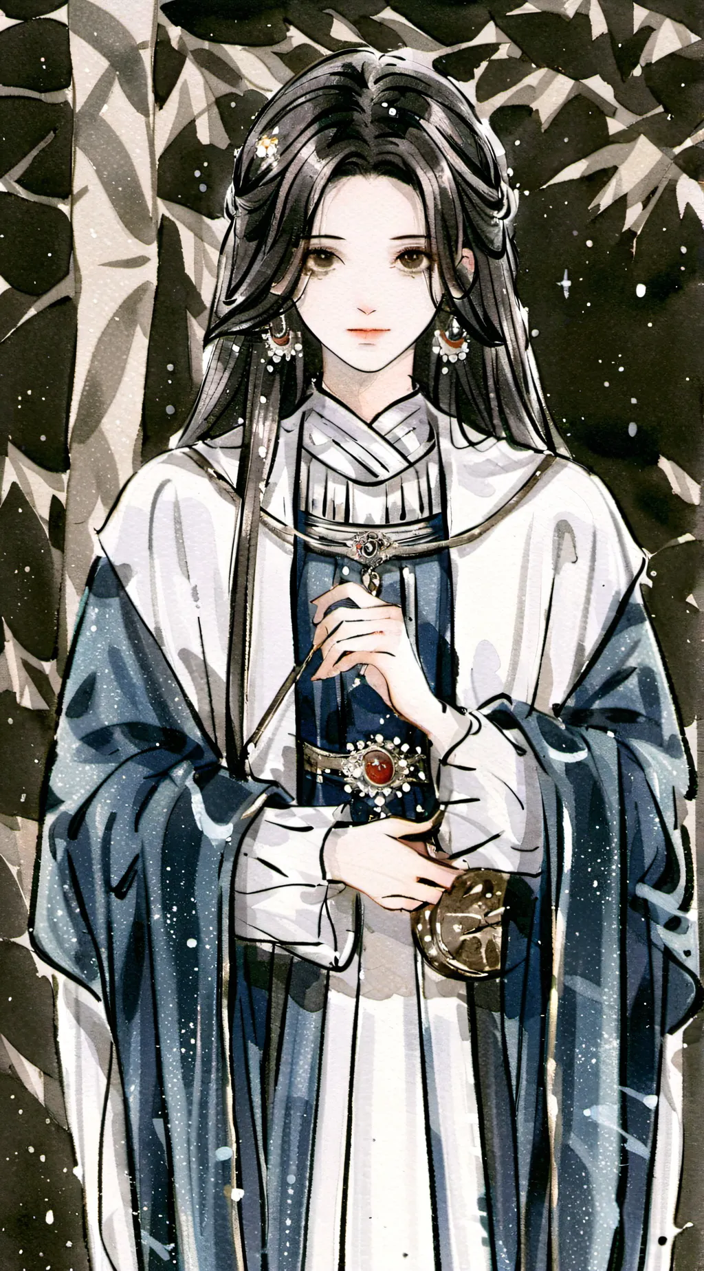 ai character: Yuka taka Oka background