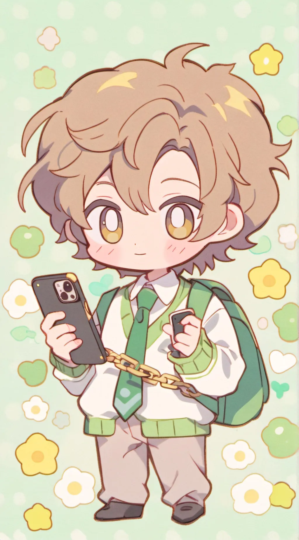 ai character: Leo background