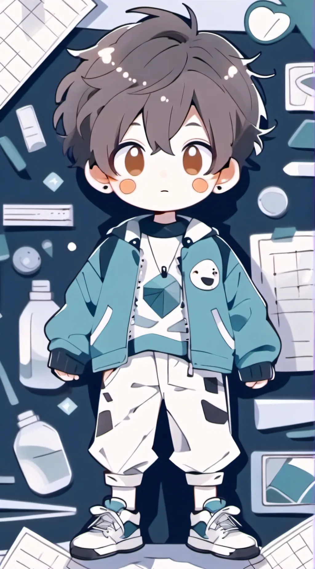 ai character: Leo background