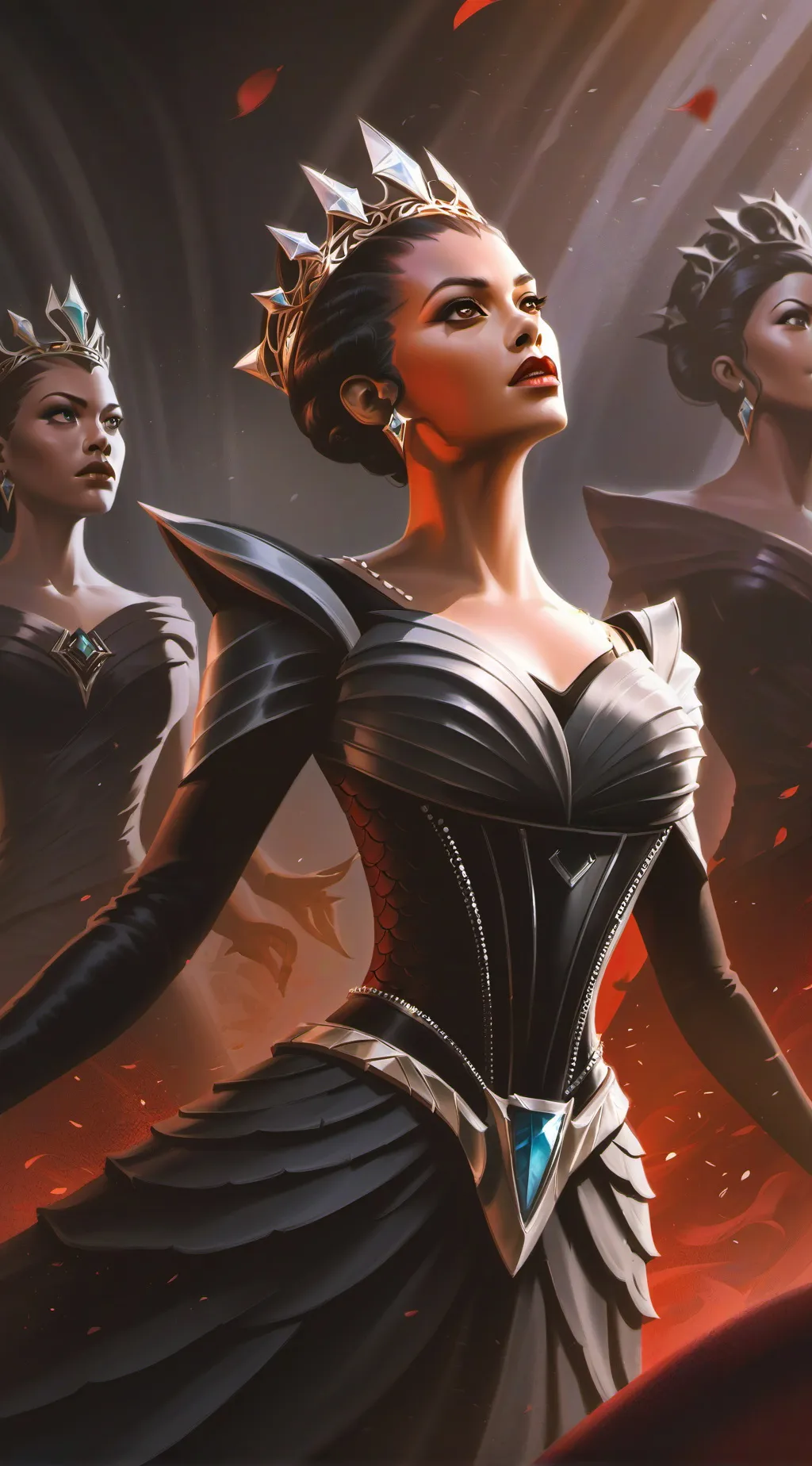 ai character: Your queen background