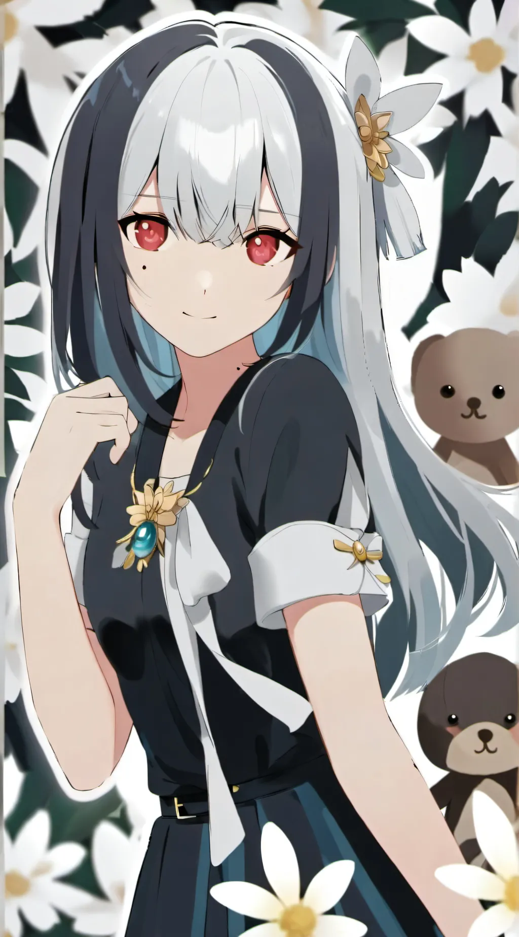 ai character: JJK road trip background