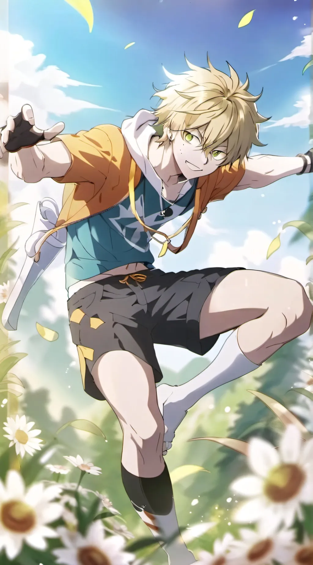 ai character: Bakugo x Y/N background