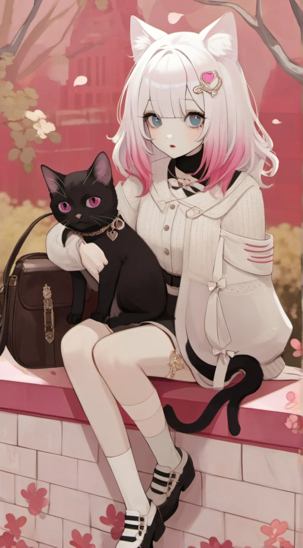 ai character: cute kittyyyyy. background