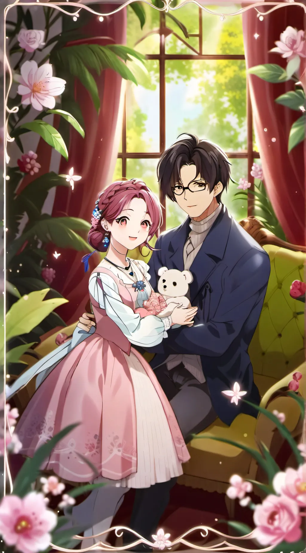 ai character: Love background