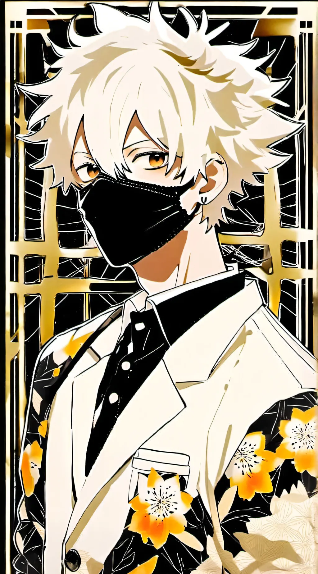 ai character: katsuki celebrity  background