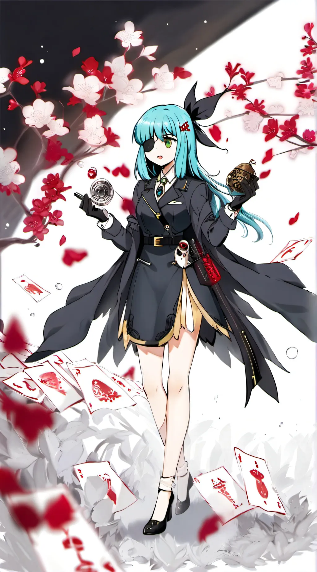 ai character: ∆Blue∆ background