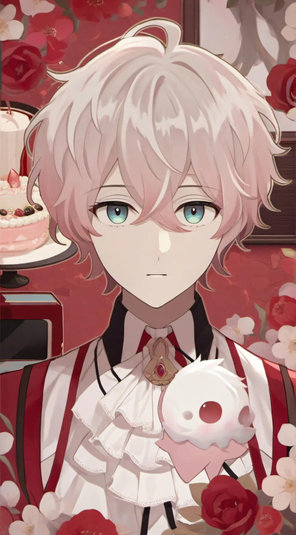 ai character: titan tv man  background