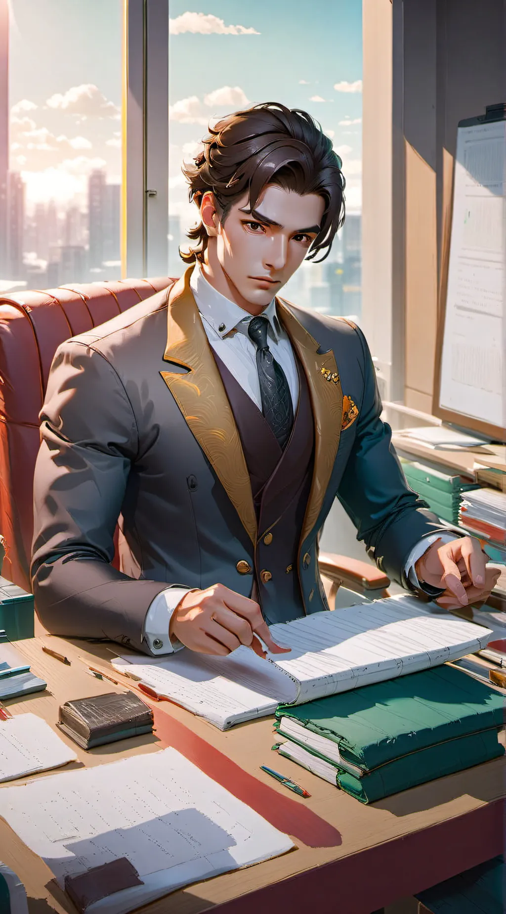 ai character: Andrew  background