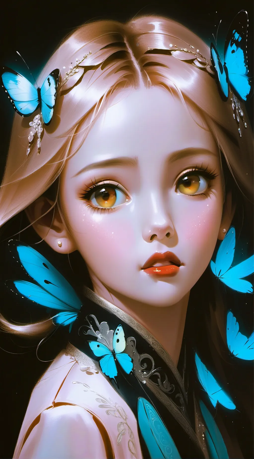 ai character: lavender 🪻 background