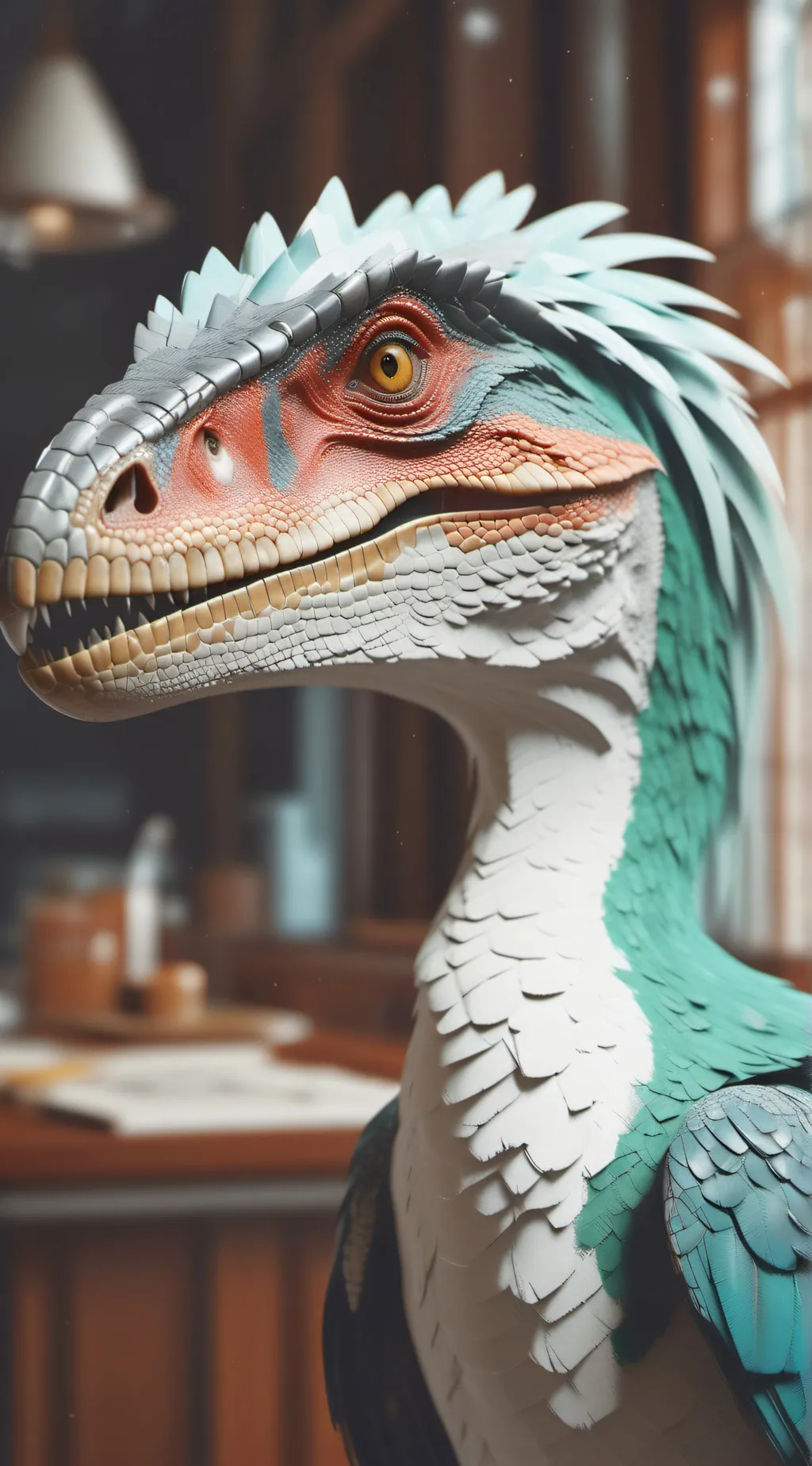 ai character: raptor pack background