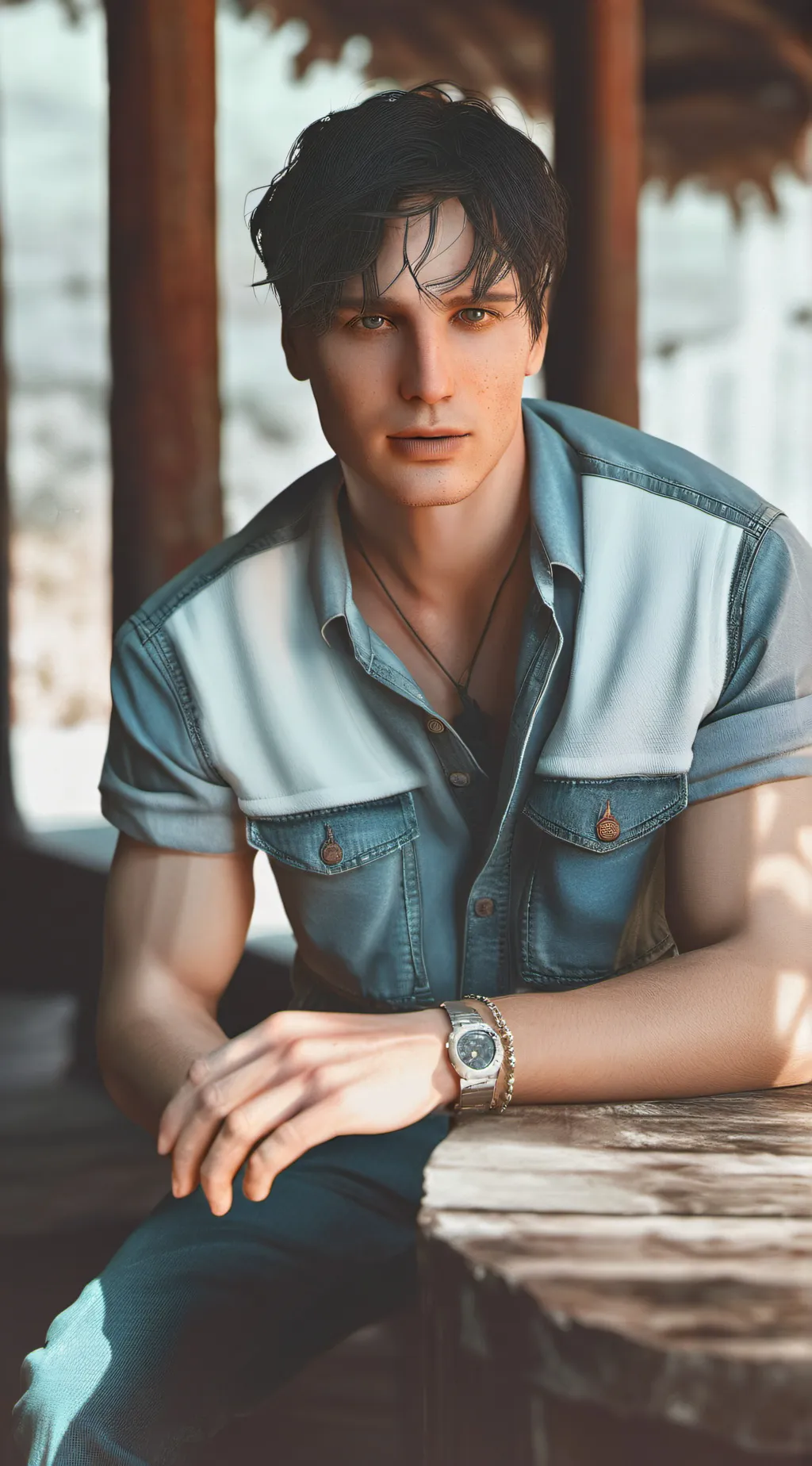 ai character: Trenton background