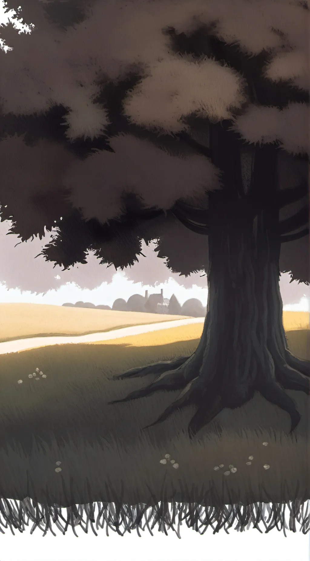 ai character: Grass, but KILL IT background