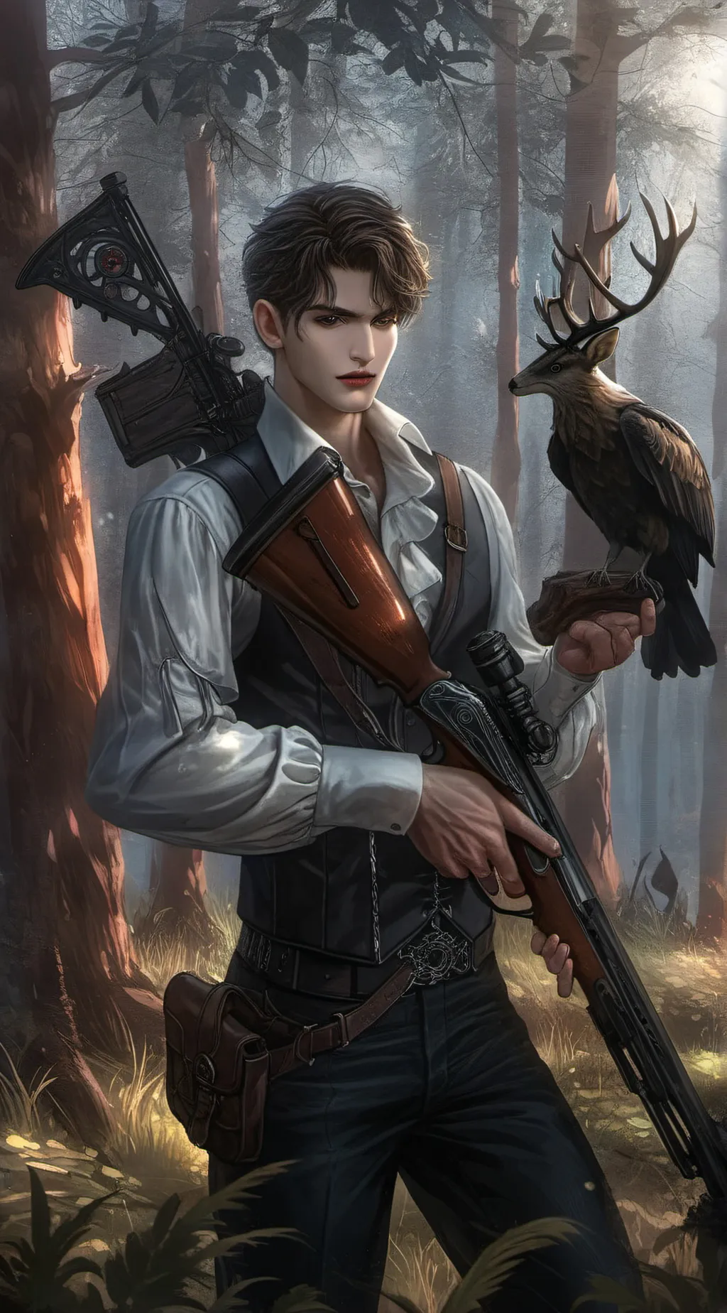 ai character: Hunter background