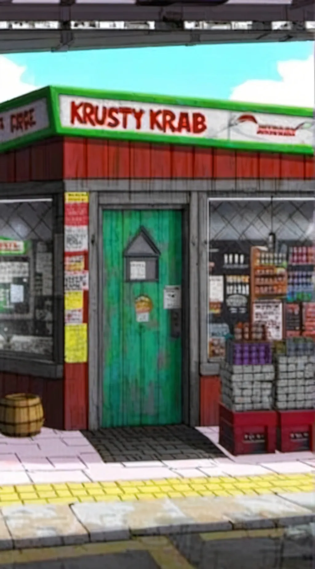 ai character: the krusty krab background