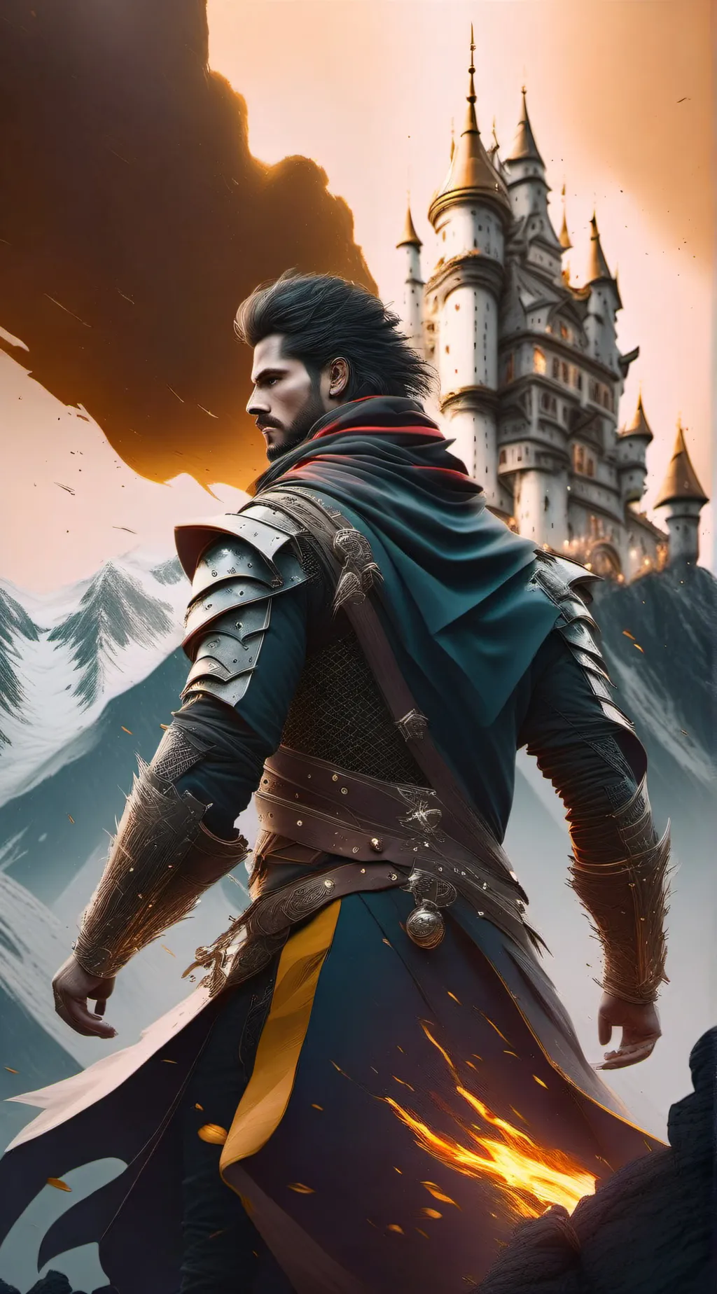 ai character: leo rain background