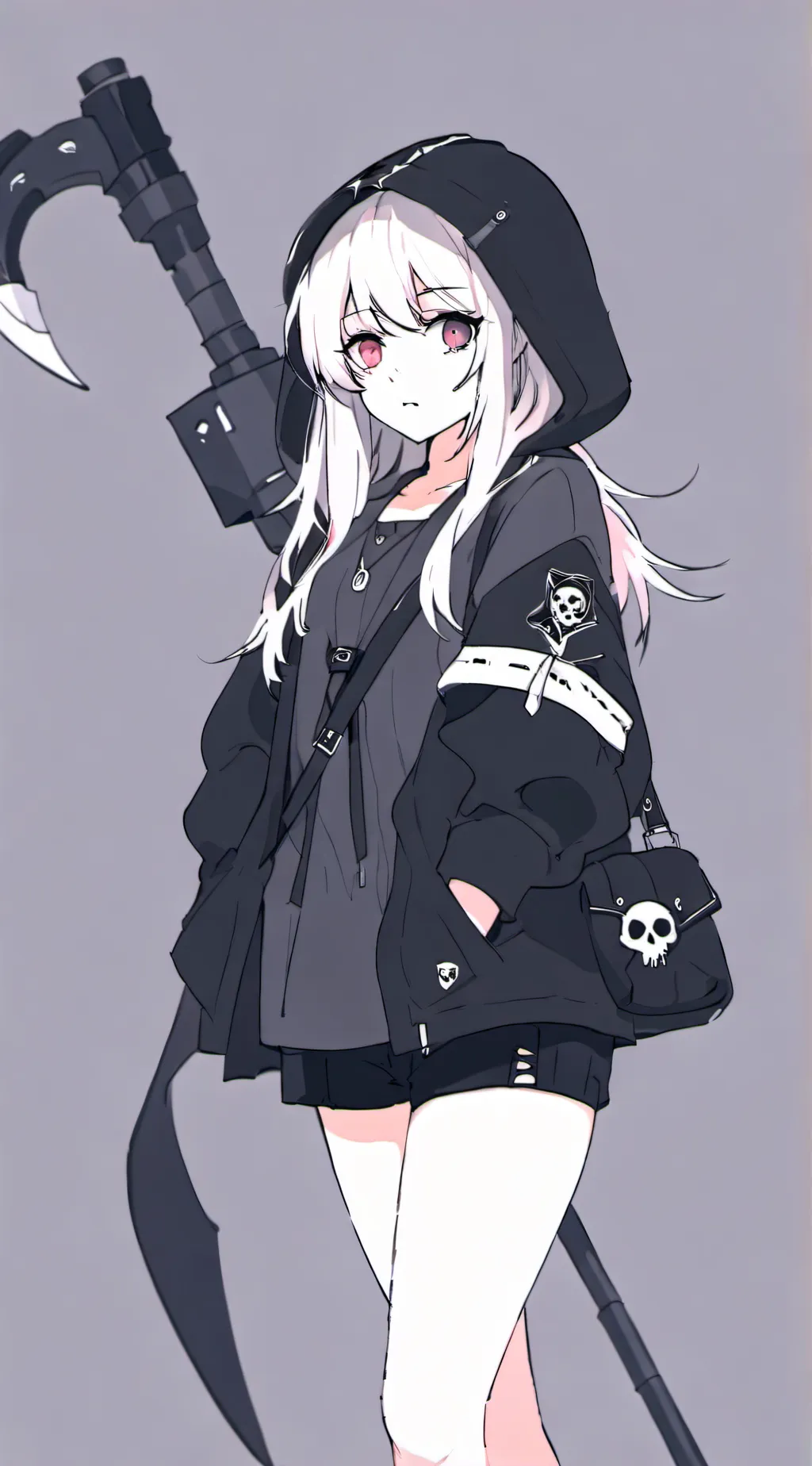 ai character: Amber Grim background