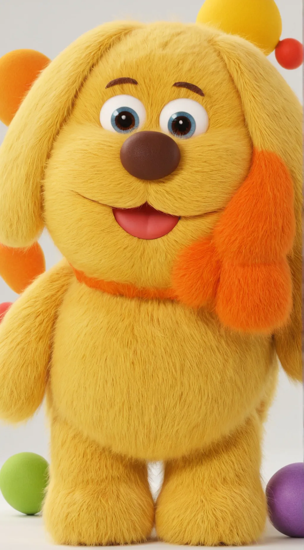 ai character: Coco the dog background