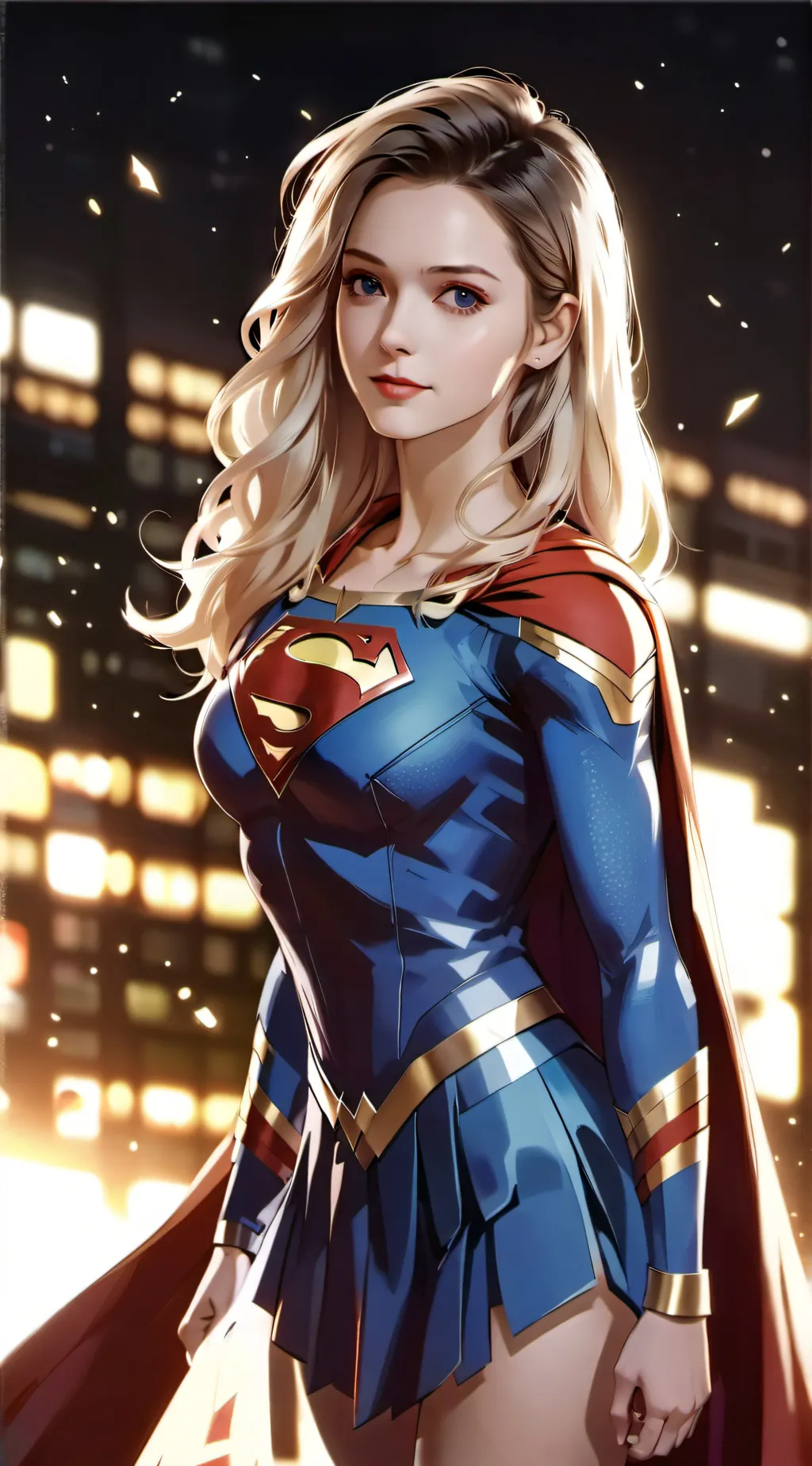 ai character: super gir background