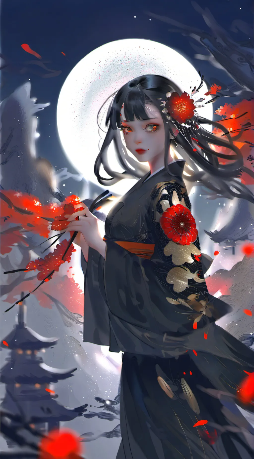 ai character: Uppermoon background