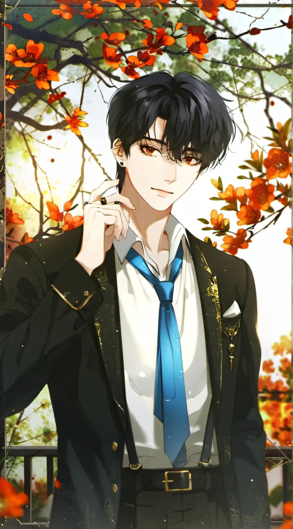 ai character: Hyunjin background