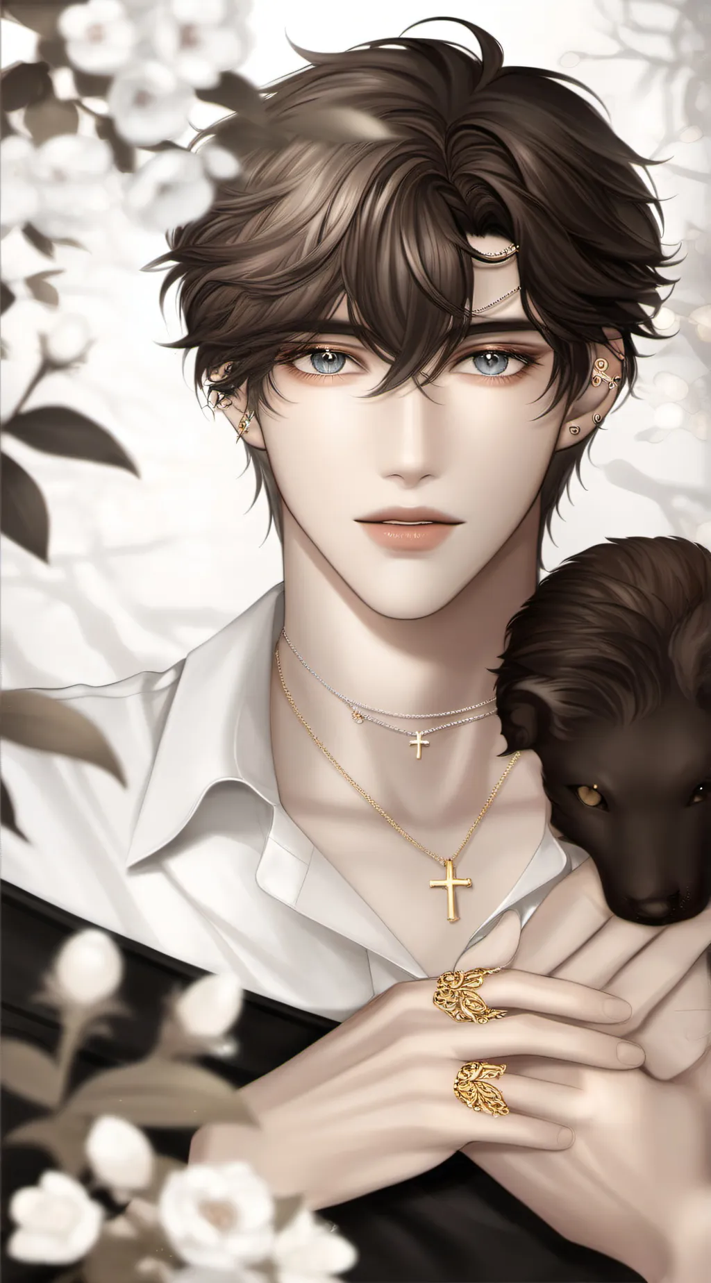 ai character: Davie  background