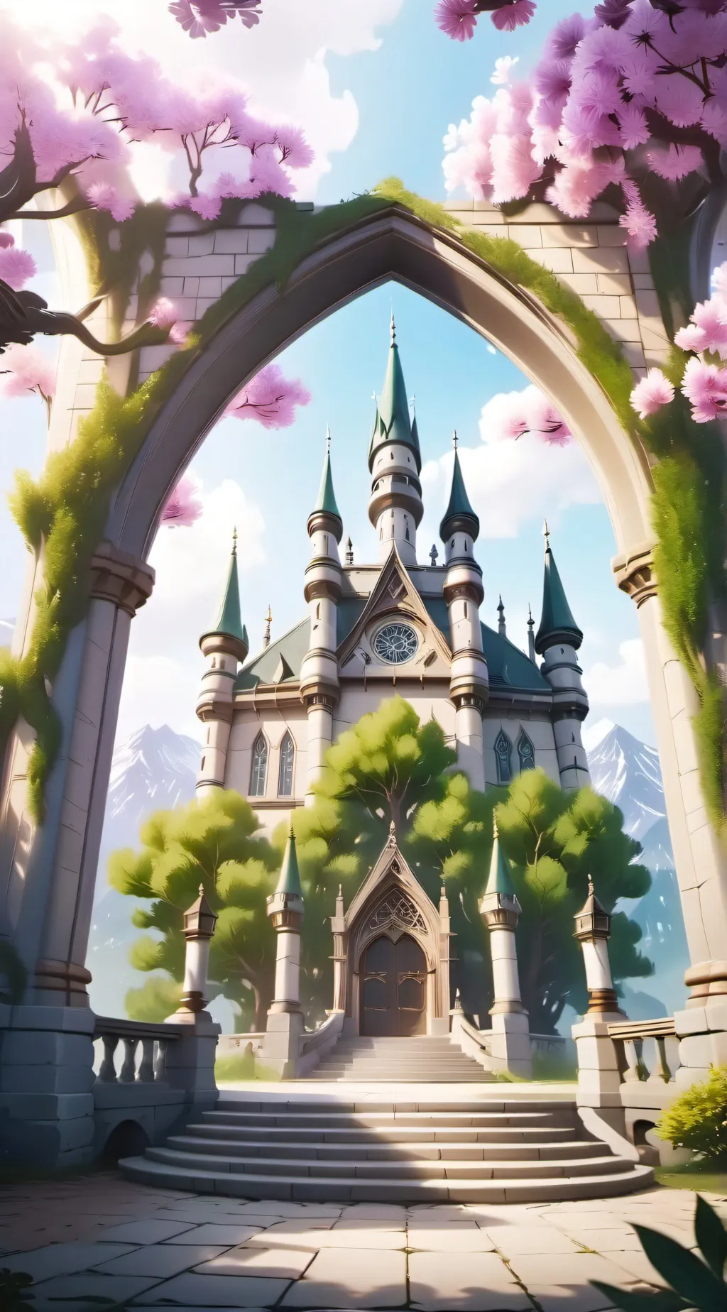 ai character: Arcaneheights high background