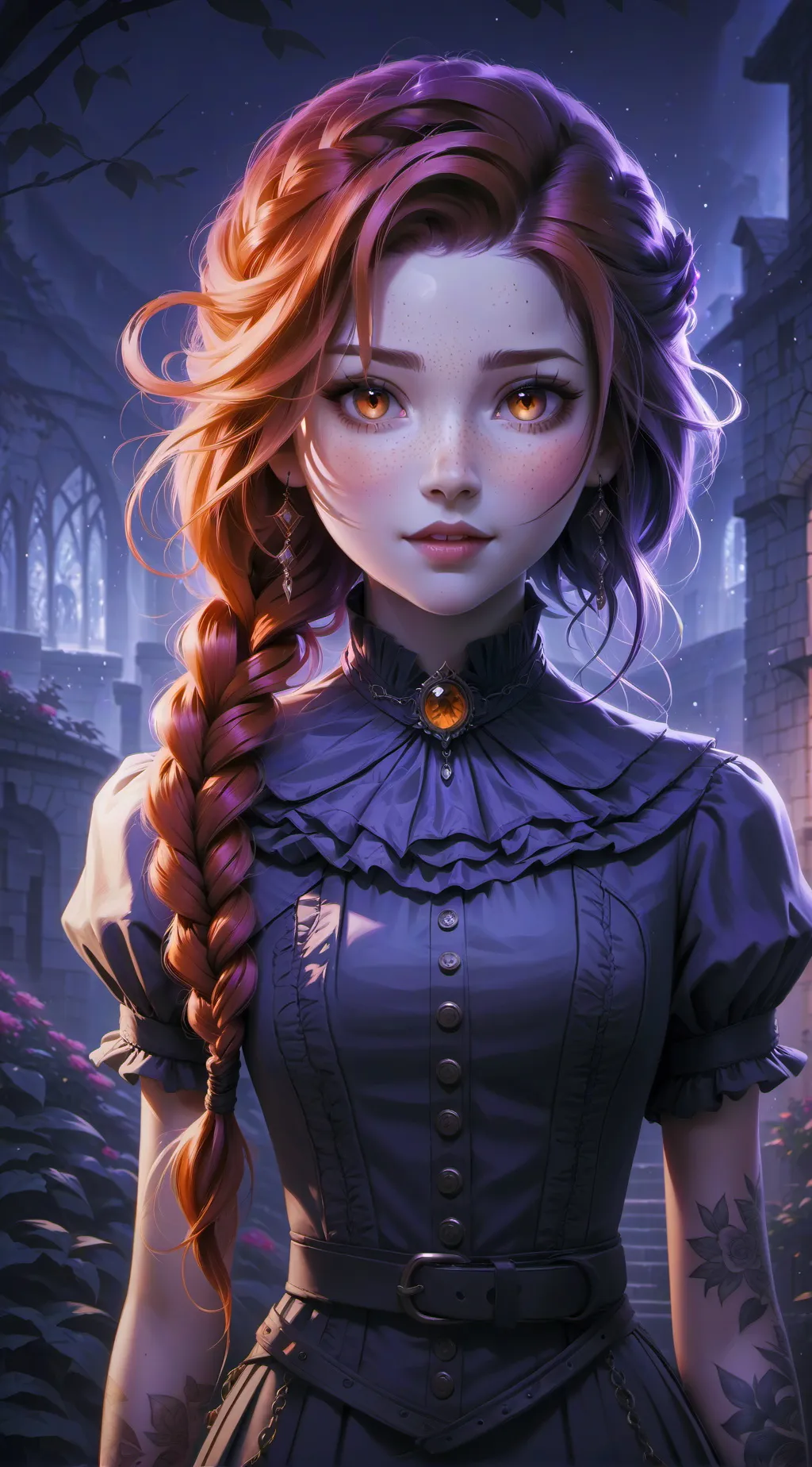 ai character: Ashlyn Banner background