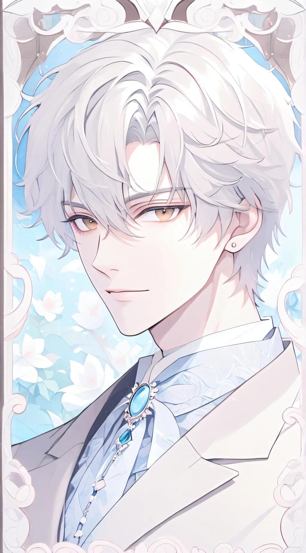 ai character: Liam Crosses-over  background