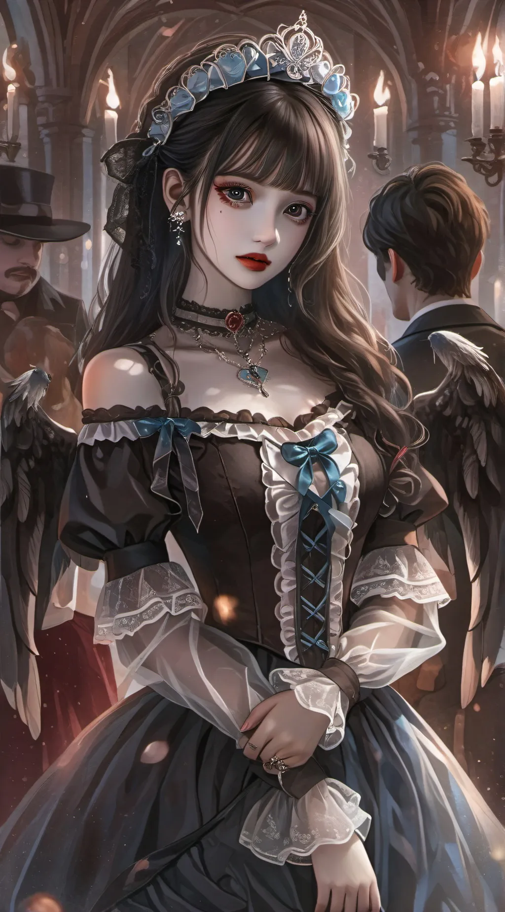 ai character: emi y el sirviente background