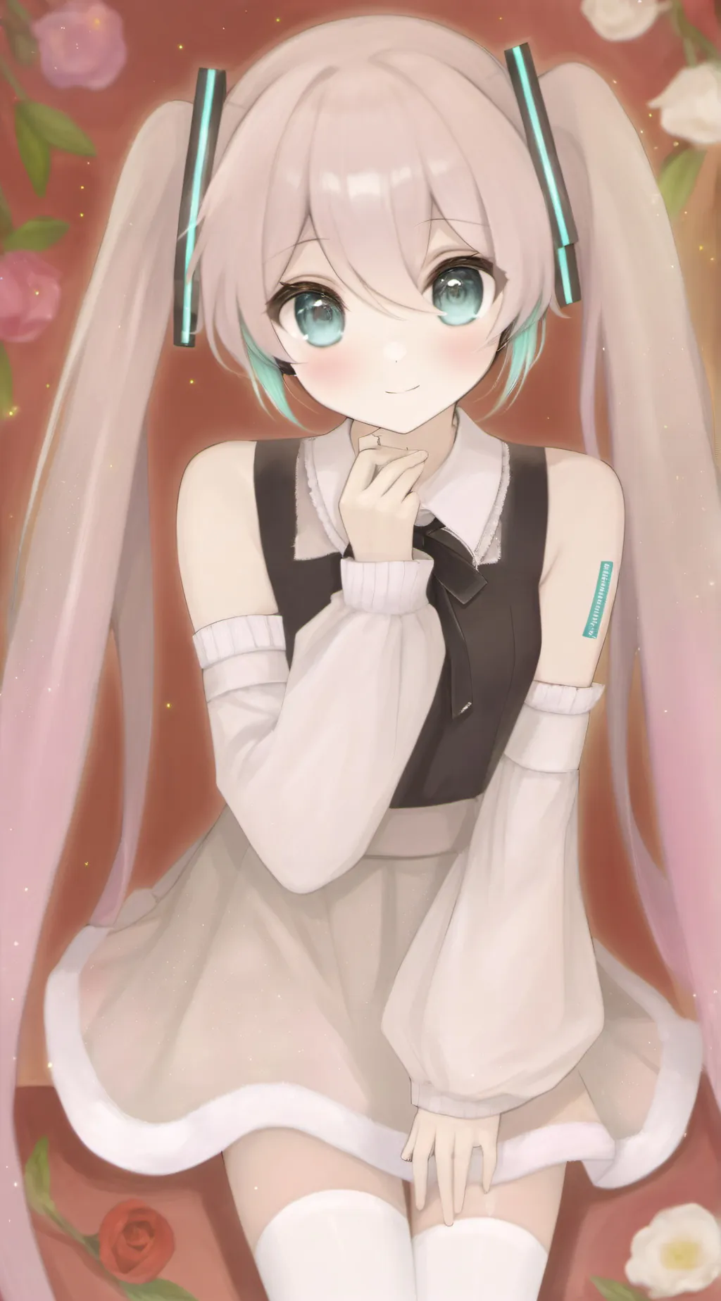 ai character: Miku background