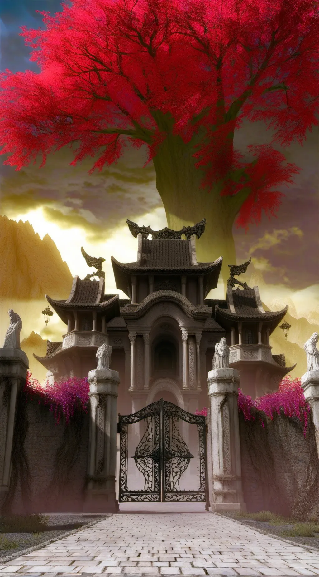 ai character: Heart kny background