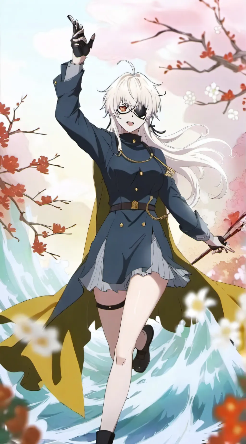 ai character: Girl Gojo background