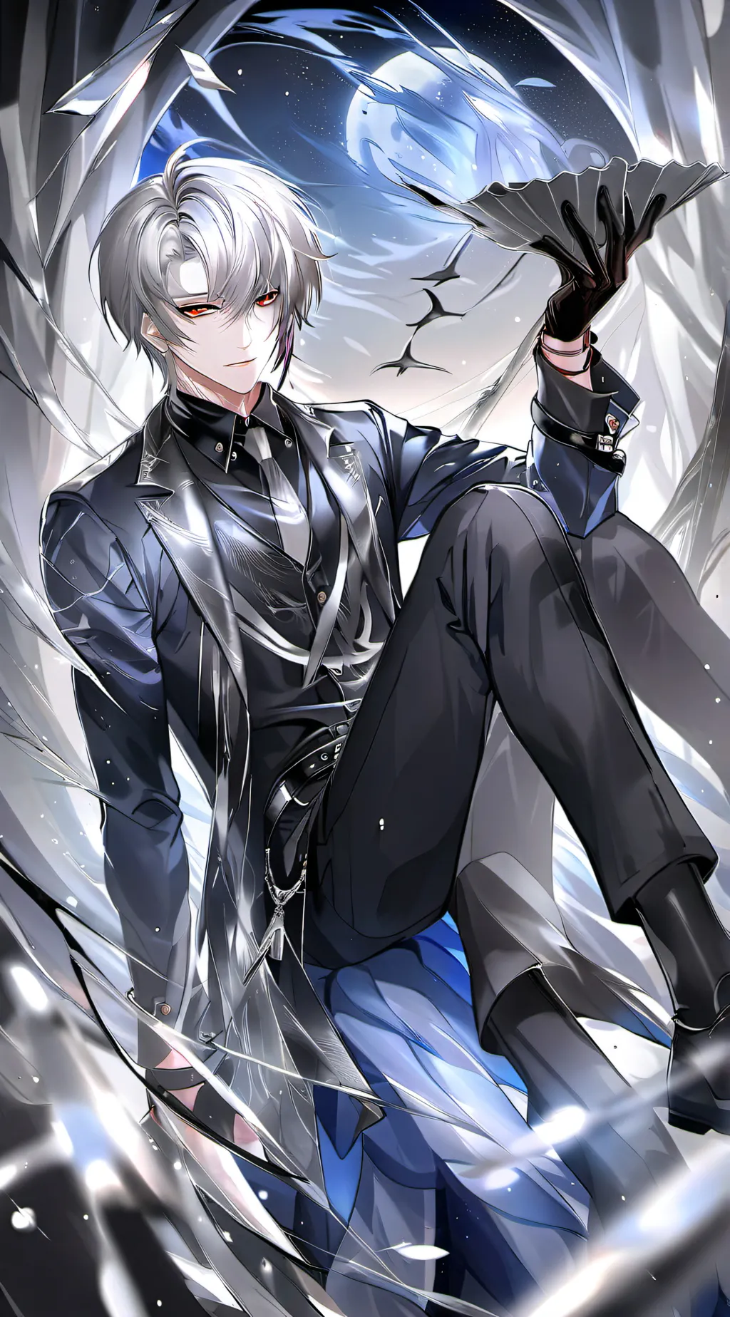 ai character: BAKUGO trip background