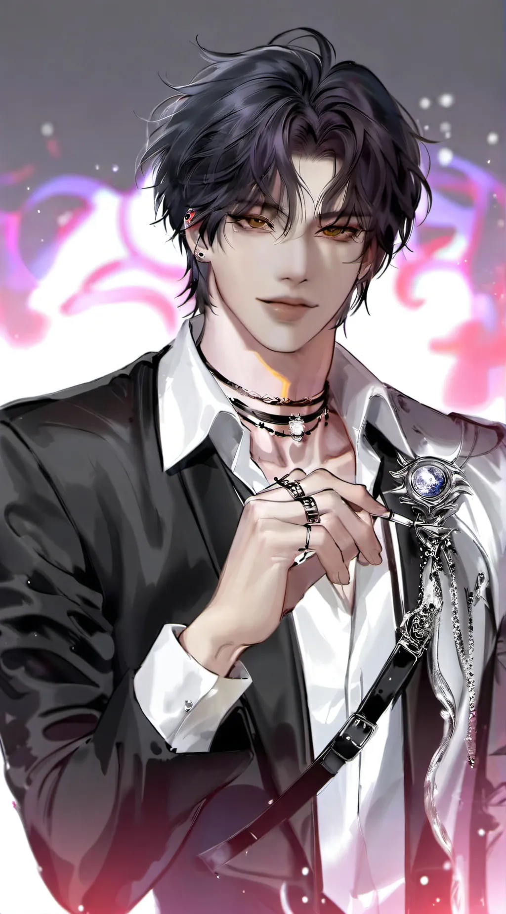 ai character: ❄︎•Zyran•❄︎ background