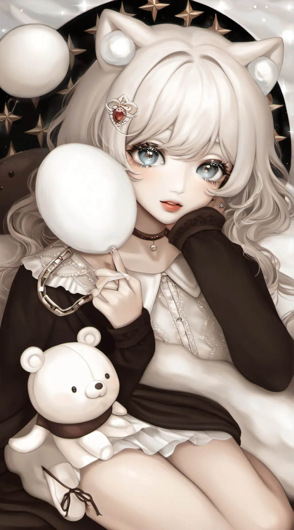 ai character: Luna background