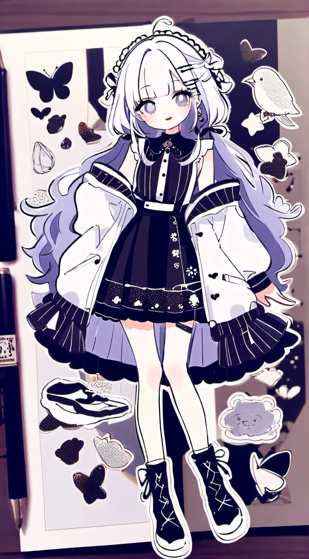 ai character: Email adress background