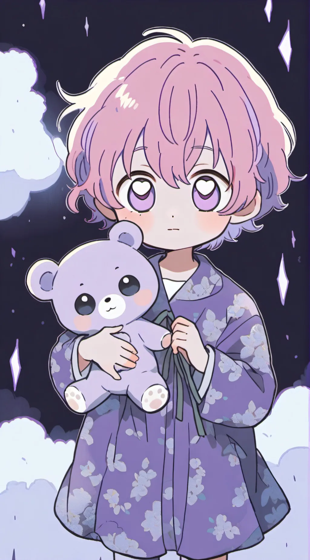 ai character: Ebony Clocks background