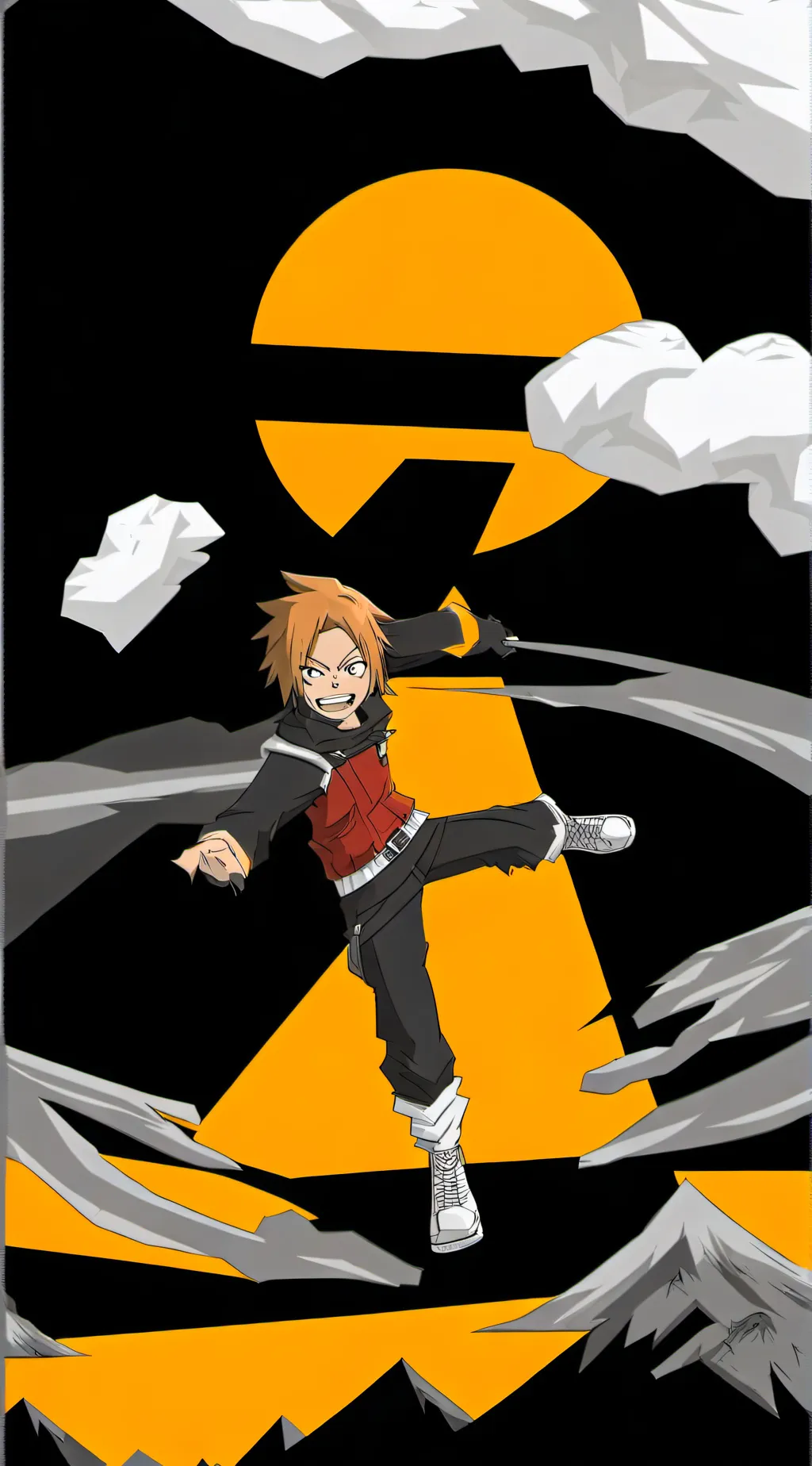 ai character: ~Denki Kaminari~ background