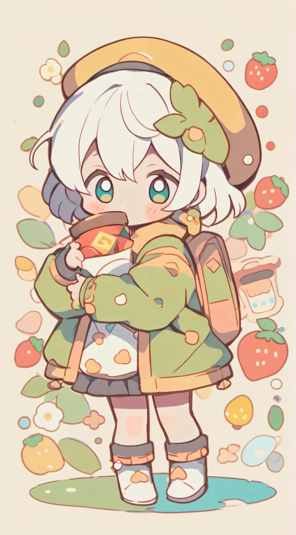 ai character: lily background