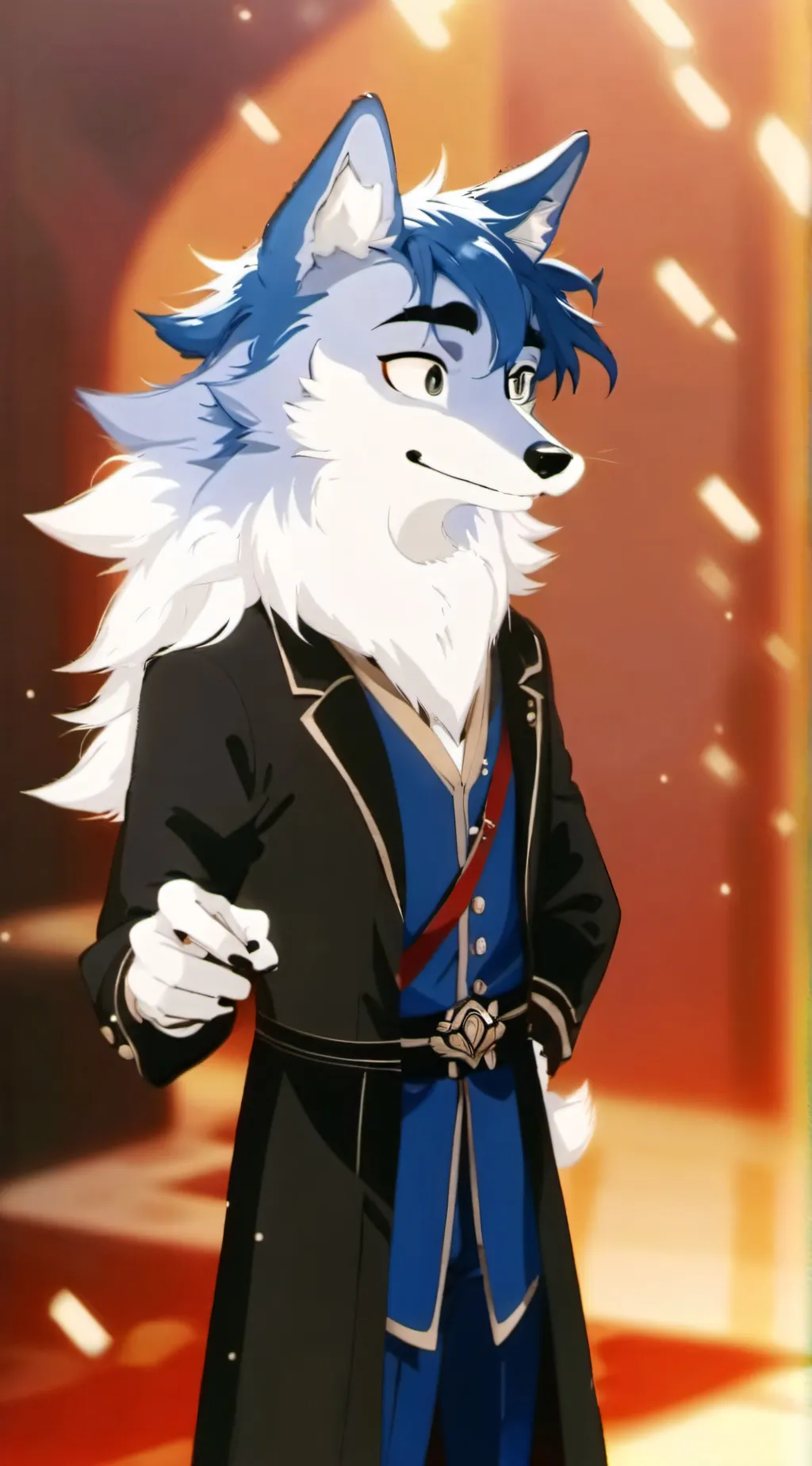 ai character: Furry infection background