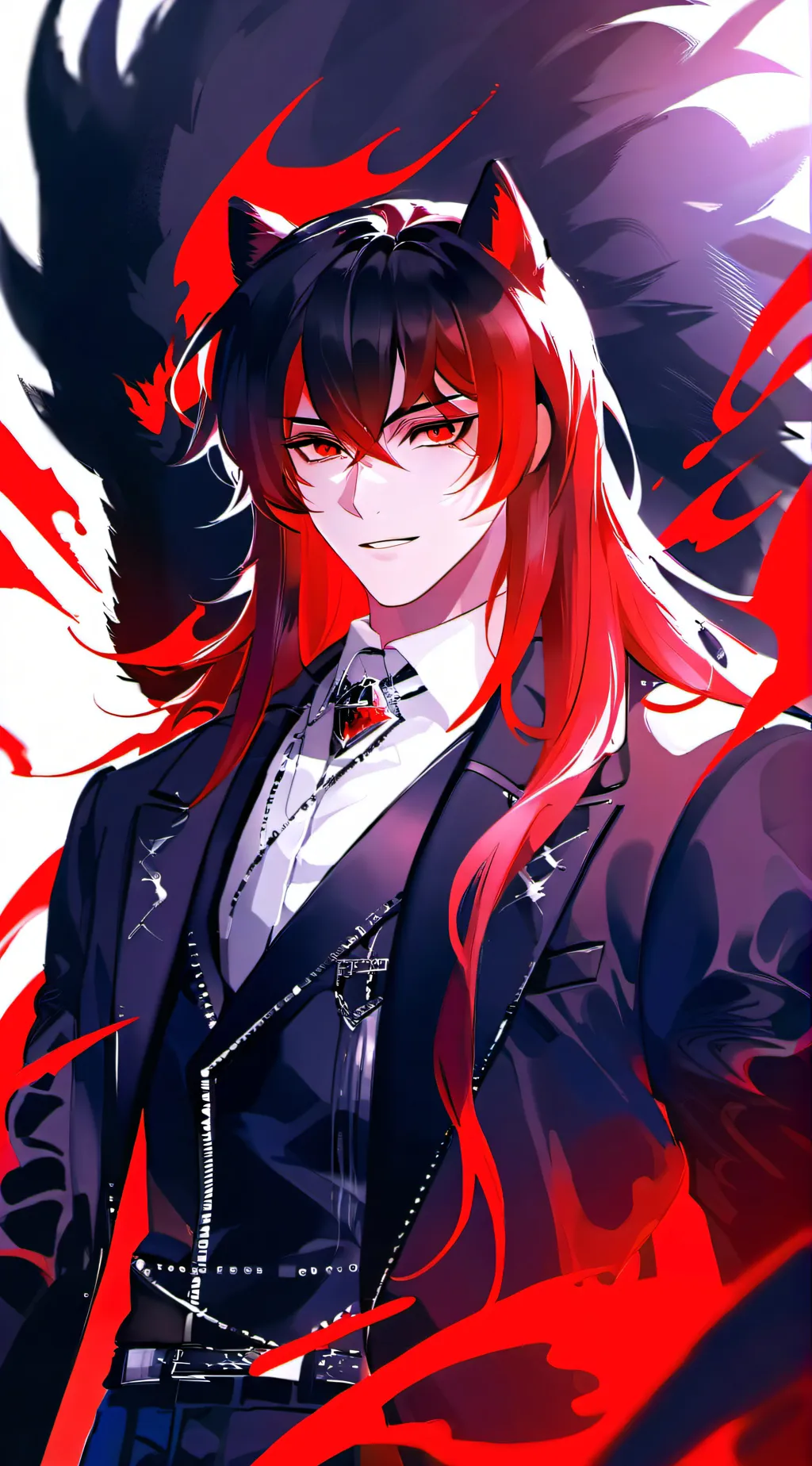 ai character: Crow Bloodstone background