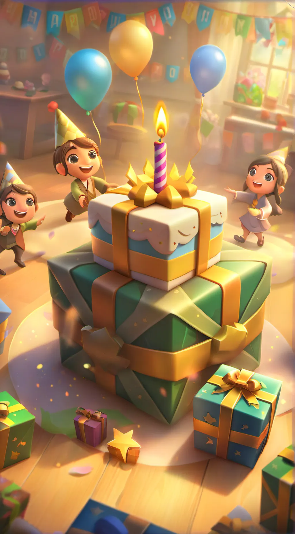 ai character: MY BIRTHDAY!!!!! background