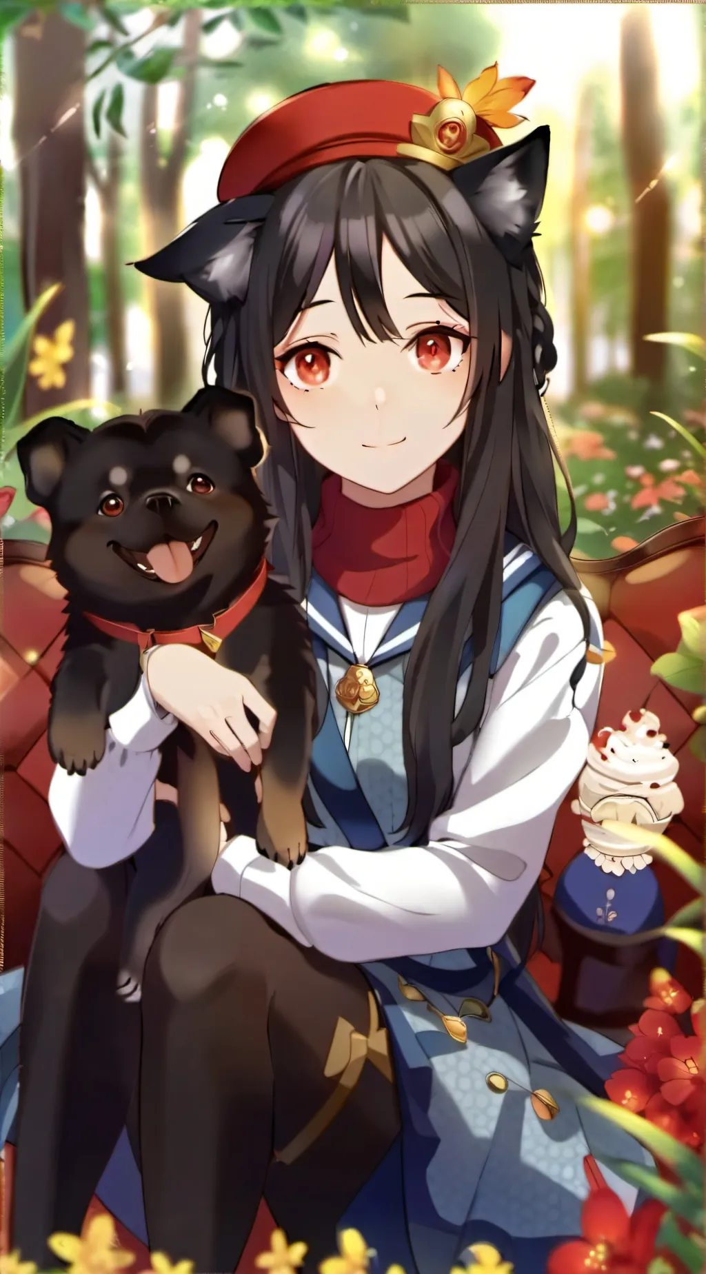 ai character: ☆Bernie☆ background