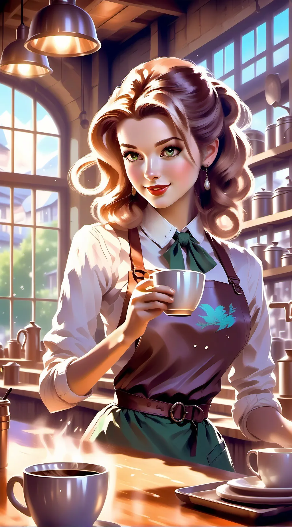 ai character: Mia background