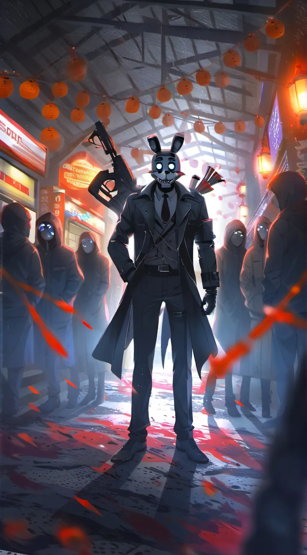 ai character: FNAF background