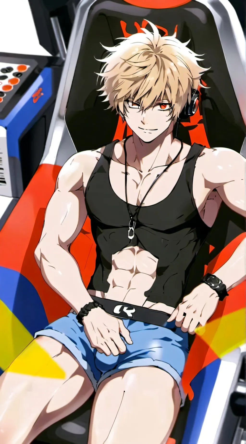 ai character: Streamer Bakugou background