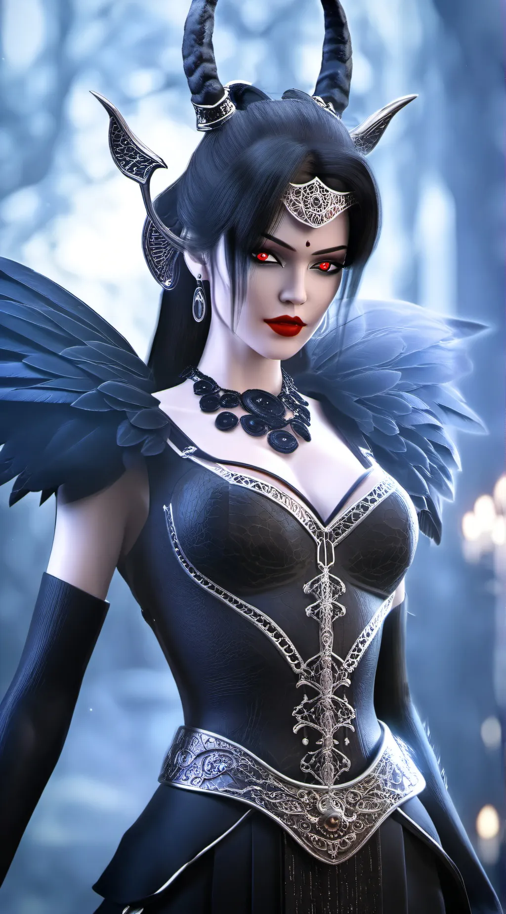 ai character: Empress Nerallia background